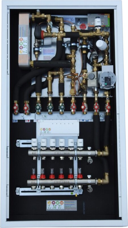 Ws für Fußbodenheizung mit Festwertregelung & FG - Verteiler elektronisch